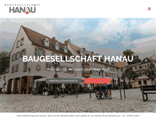 Tablet Screenshot of bau-hanau.de